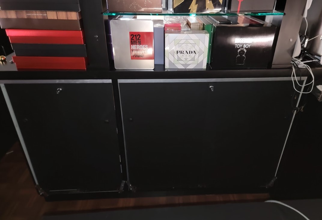 custom locking cabinet doors