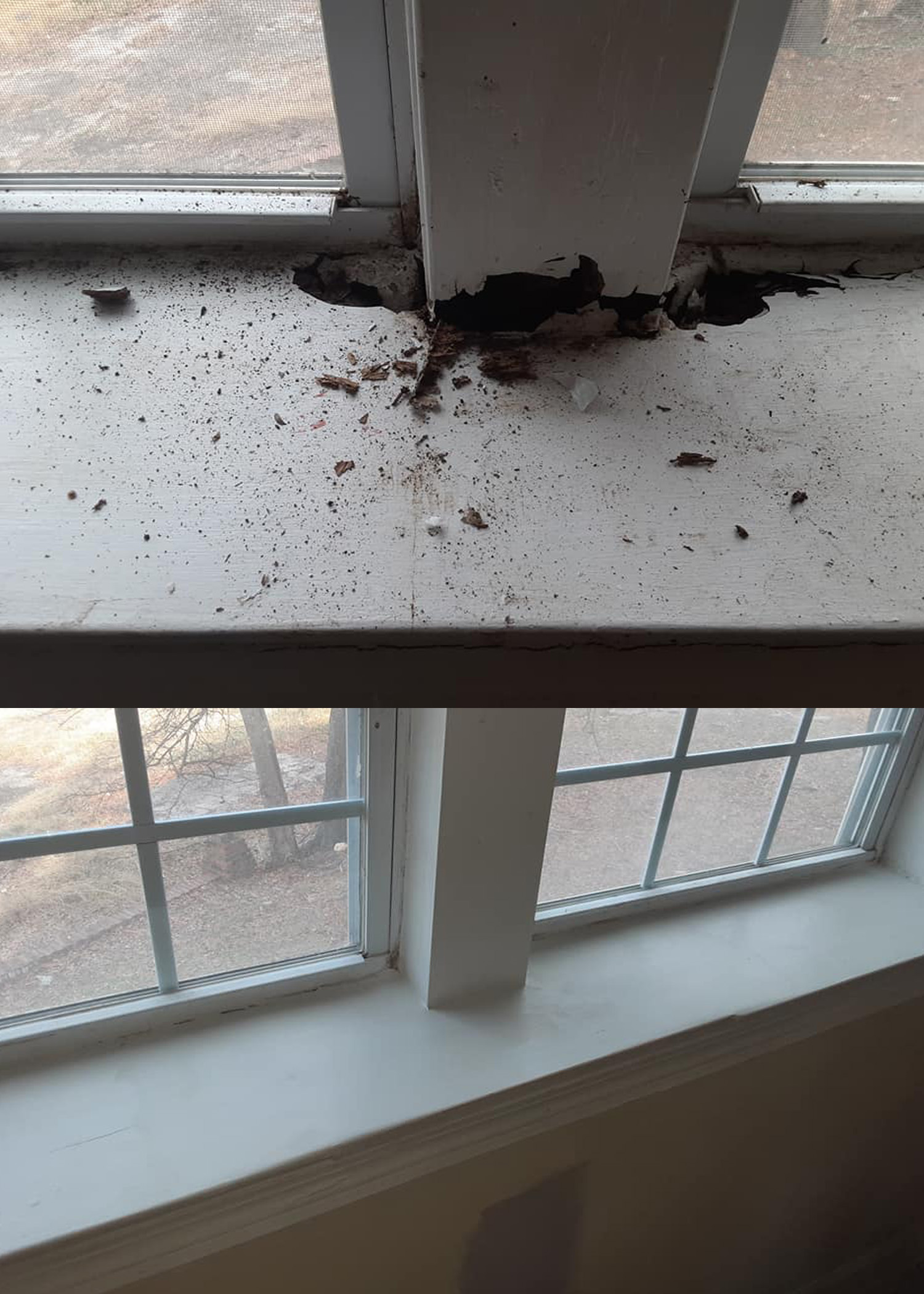 House window frame repair