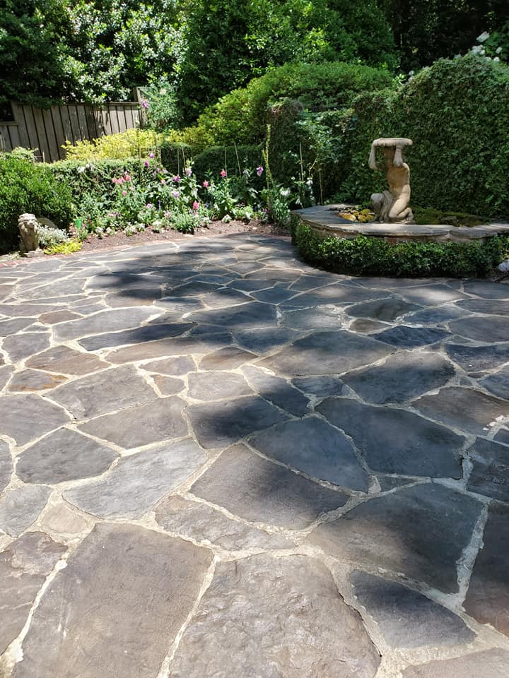 stone patio masonry
